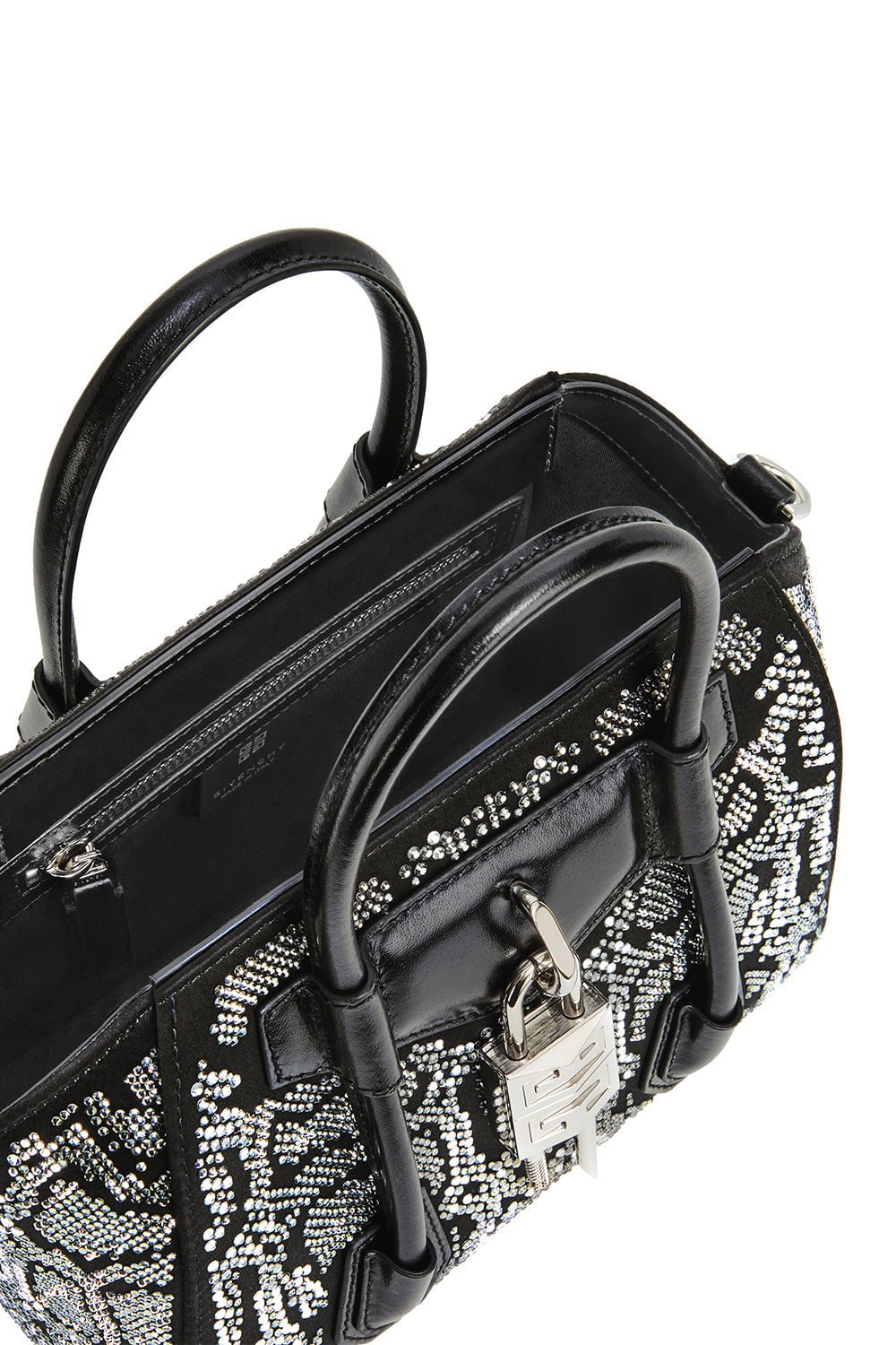 GIVENCHY-Mini Antigona Lock Bag - Black-BLACK