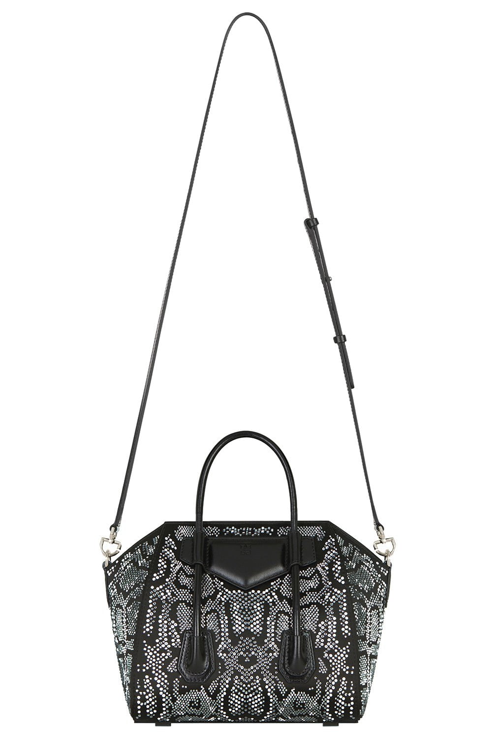 GIVENCHY-Mini Antigona Lock Bag - Black-BLACK