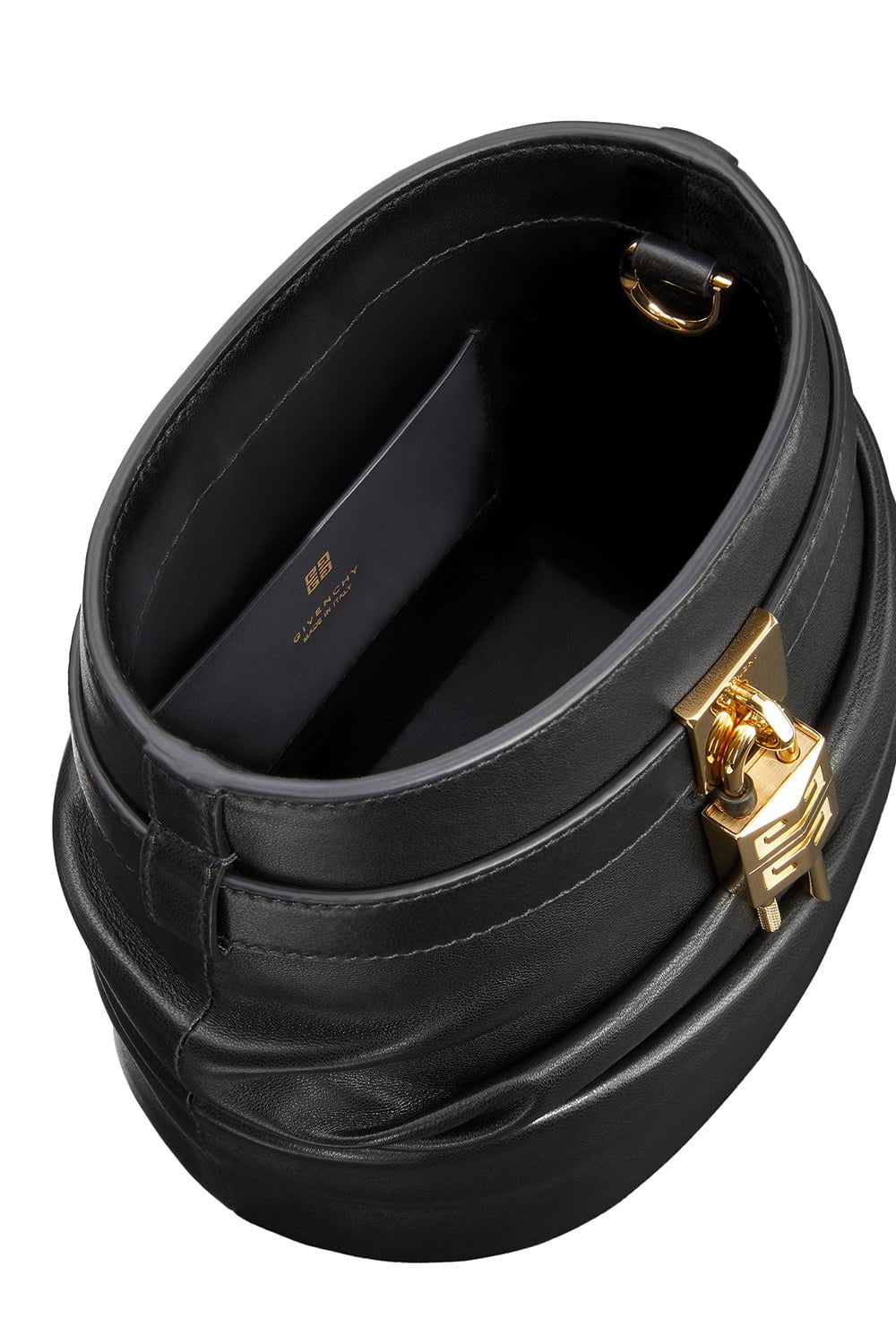 GIVENCHY-Shark Lock Slouchy Bucket Bag-BLACK
