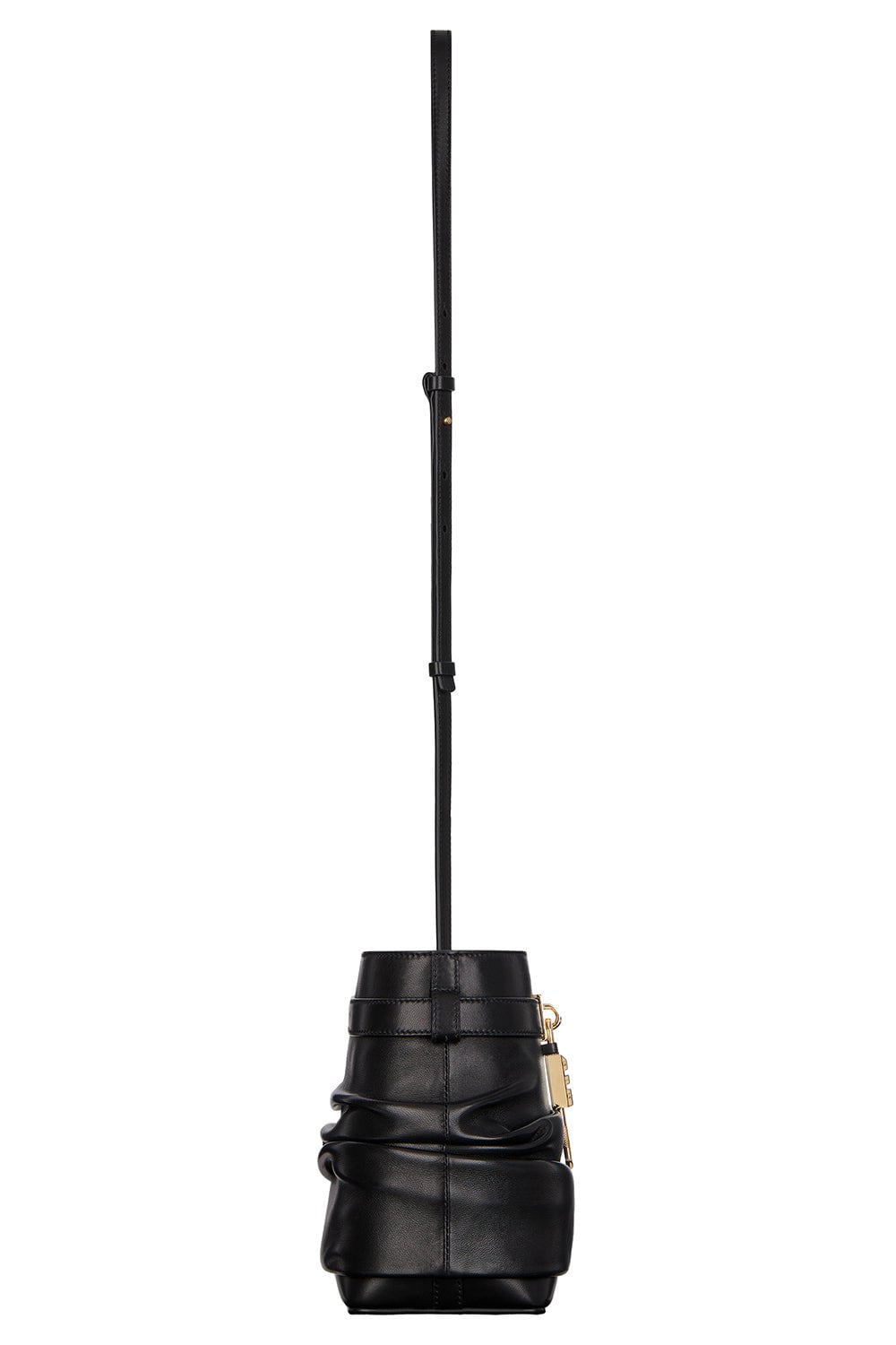 GIVENCHY-Shark Lock Slouchy Bucket Bag-BLACK
