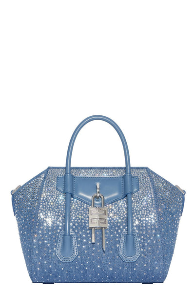 Mini Antigona Lock Bag - Denim | GIVENCHY – Marissa Collections