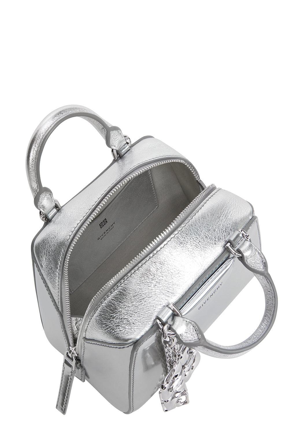 Nano Antigona Cube Bag - Light Silver | GIVENCHY – Marissa Collections