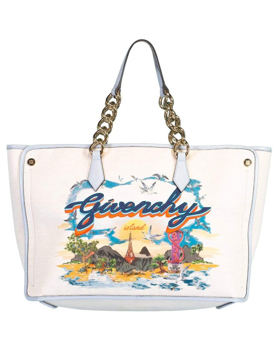 GIVENCHY-Medium Bond Island Print Shopper Bag-PRINT