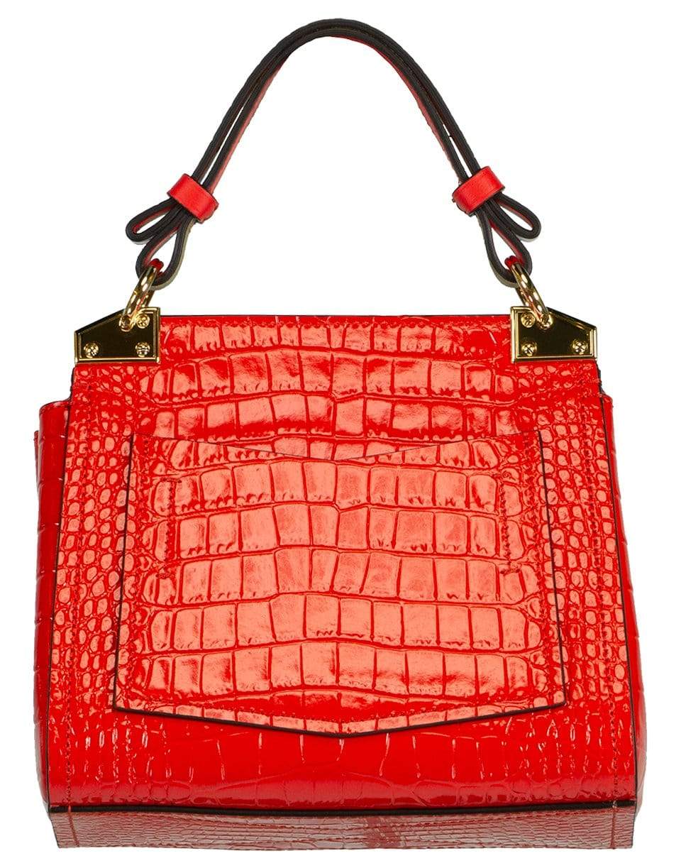 GIVENCHY-Red Croco Mini Mystic Bag-RED