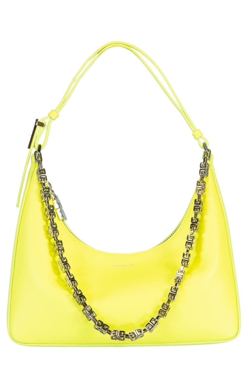 GIVENCHY-Moon Cut-Out Small Hobo Bag-YELLOW