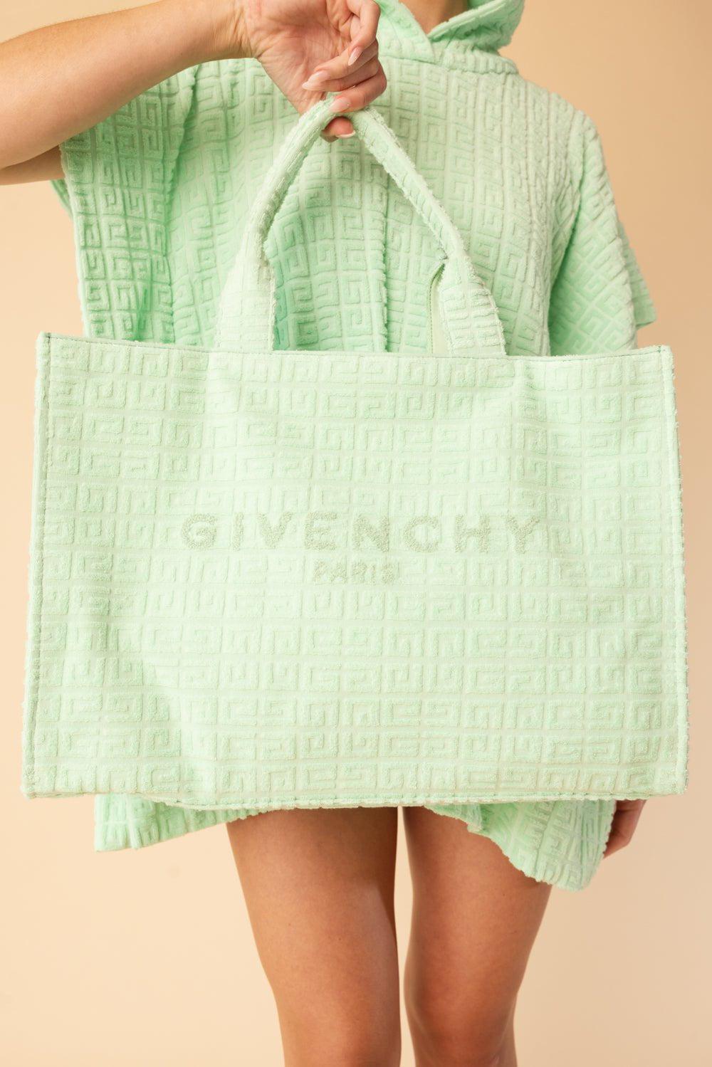 GIVENCHY-Medium Soft G-Tote Bag-AQUA GREEN