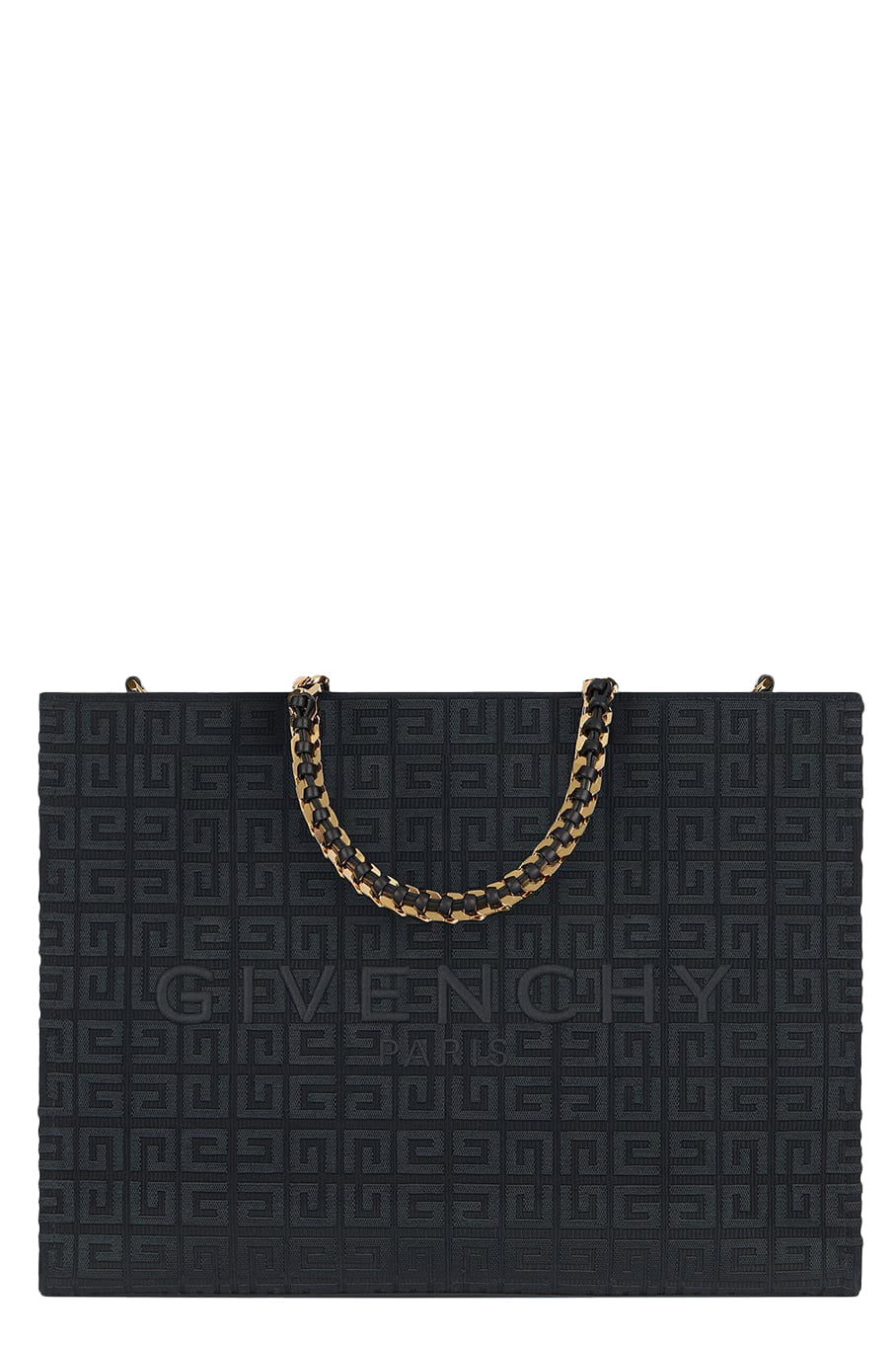 GIVENCHY-Medium G Tote With Chain-BLACK