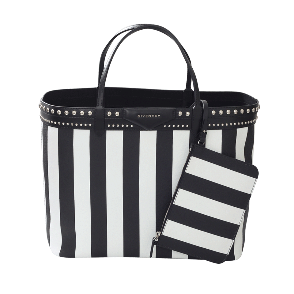 GIVENCHY-Large Antigona Shopper-BLK/WHT