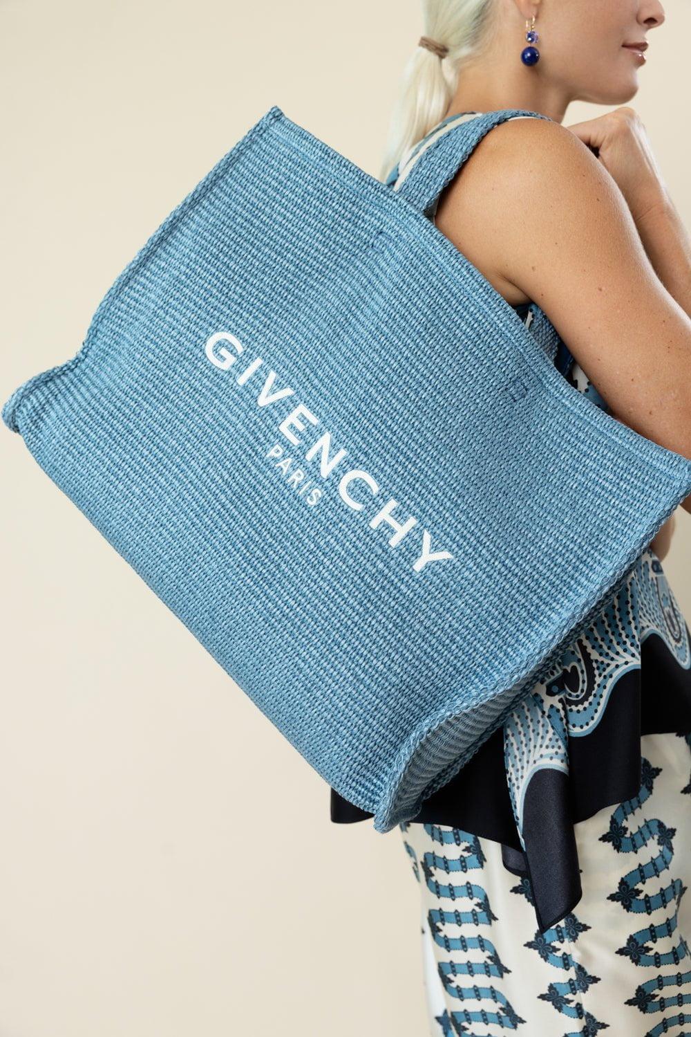 GIVENCHY-Medium Soft Tote Bag - Denim Blue-DENIMBLU