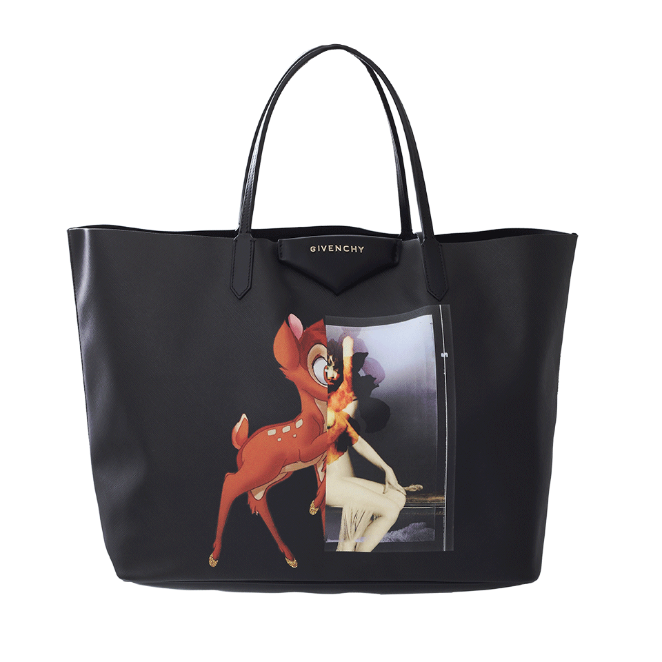 GIVENCHY-Bambi Print Antigona Shopper-MULTI