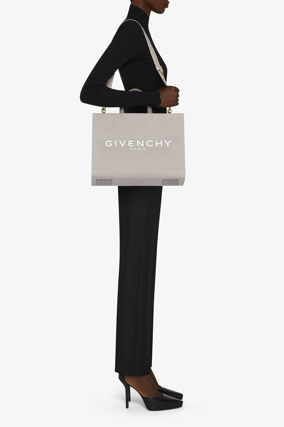 GIVENCHY-Medium G Tote Bag-STNEGREY