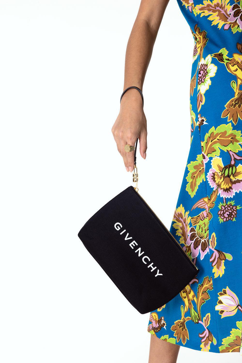 Travel Pouch - Black Canvas-BLACK-O/S-HANDBAGTRAVEL-GIVENCHY