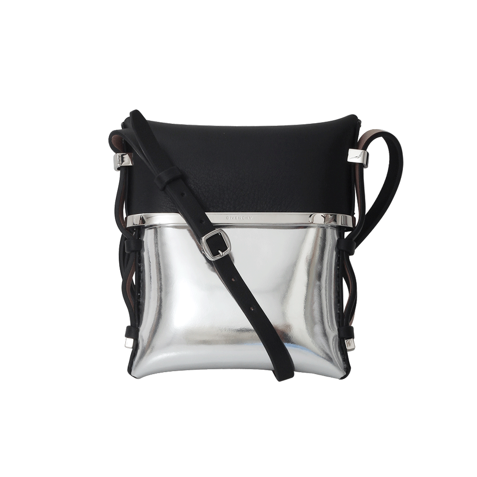GIVENCHY-Small Evening Crossbody-SLVR/BLK