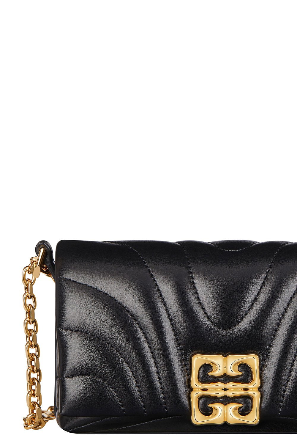 GIVENCHY-4G Liquid Chain Wallet-BLACK