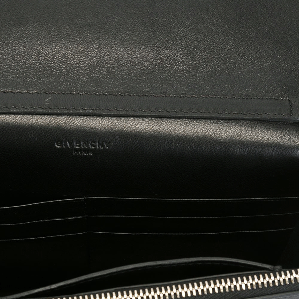 GIVENCHY-Pandora Chain Wallet-BLK/WHT