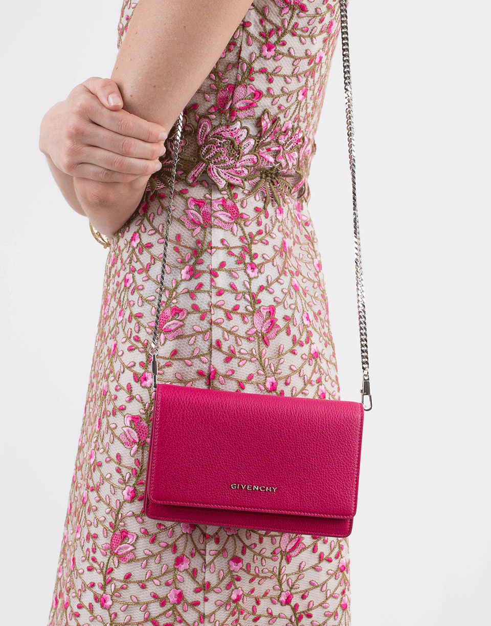 GIVENCHY-Pandora Chain Wallet-FUSCHIA