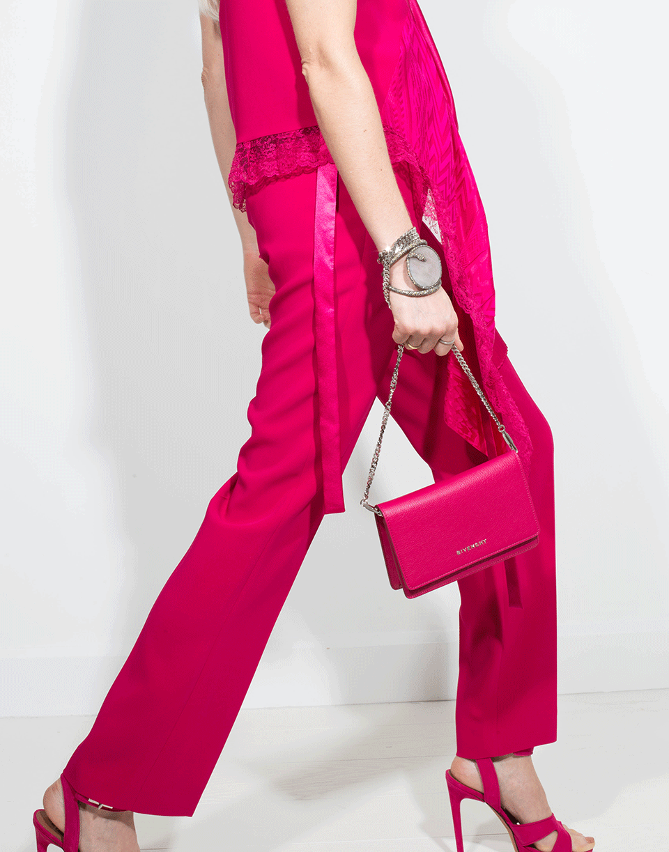 GIVENCHY-Pandora Chain Wallet-FUSCHIA