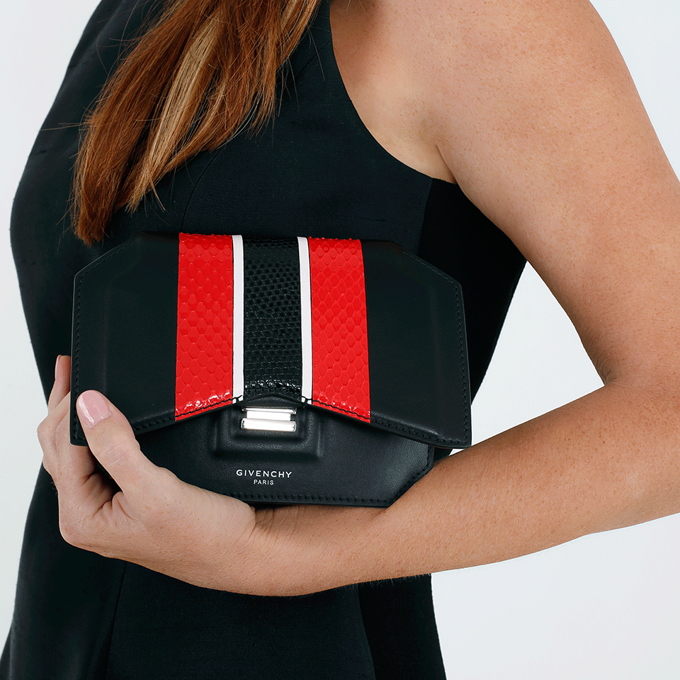 GIVENCHY-Bow Cut Chain Wallet-MULTI