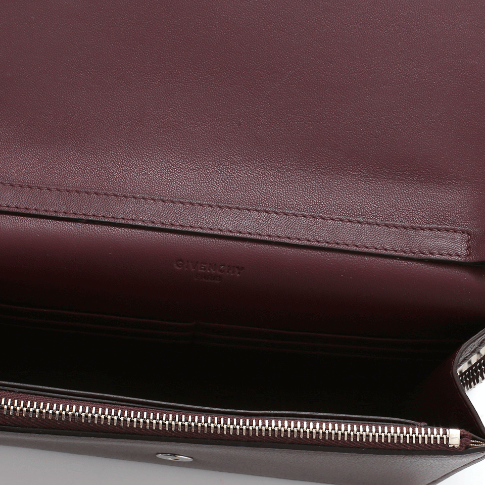 GIVENCHY-Pandora Wallet-OXBLOOD