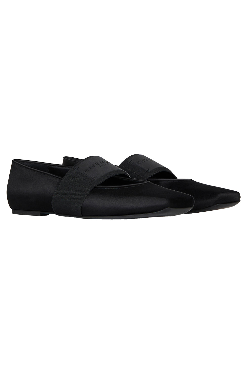Sliced Square Ballerina Flat-BLACK-36-SHOEBALLET FLA-GIVENCHY