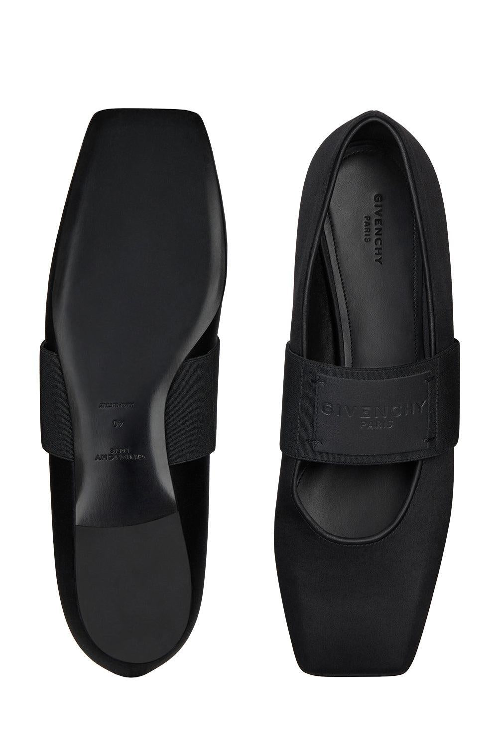 Sliced Square Ballerina Flat-BLACK-36-SHOEBALLET FLA-GIVENCHY