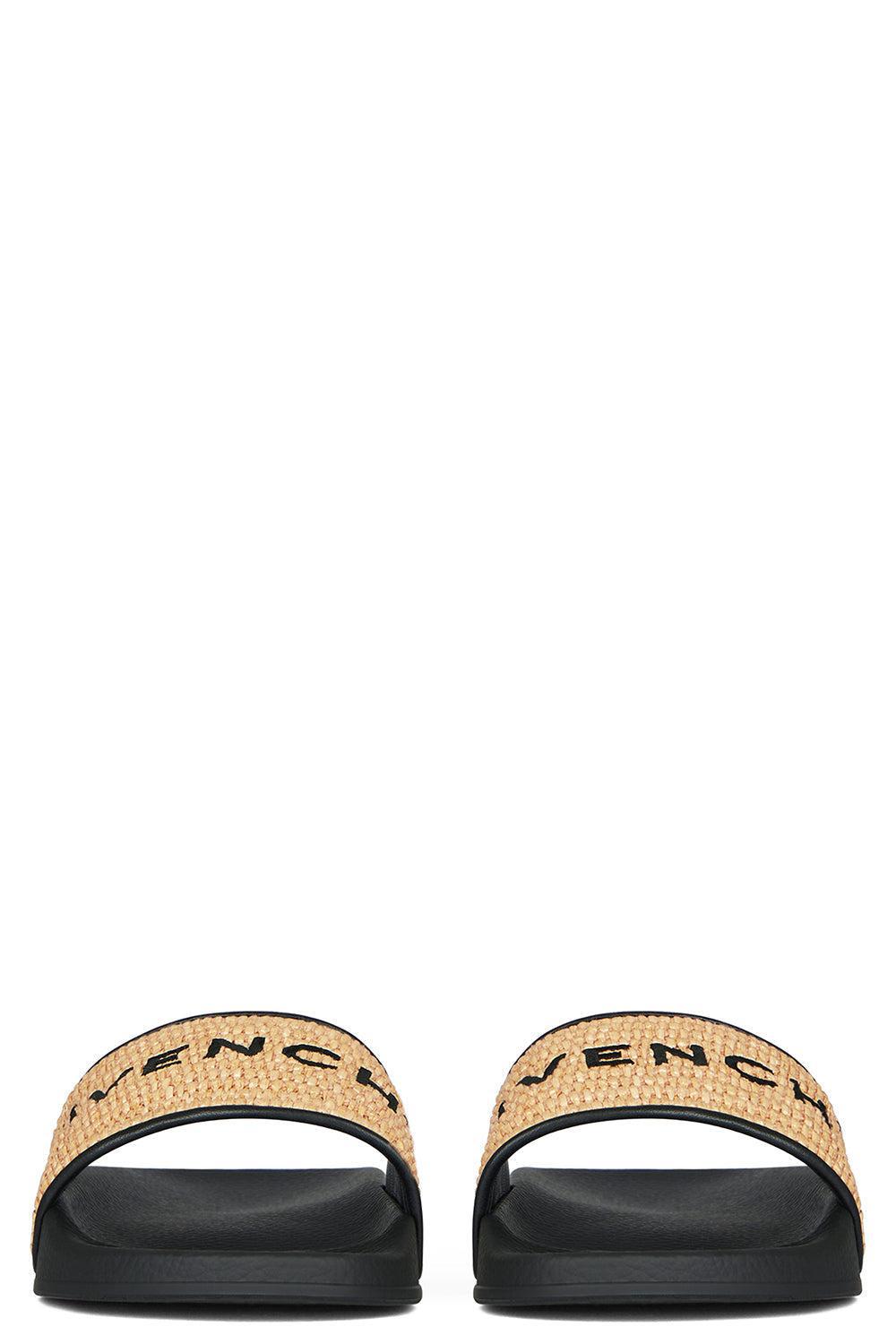Flat Slides - Raffia | GIVENCHY – Marissa Collections