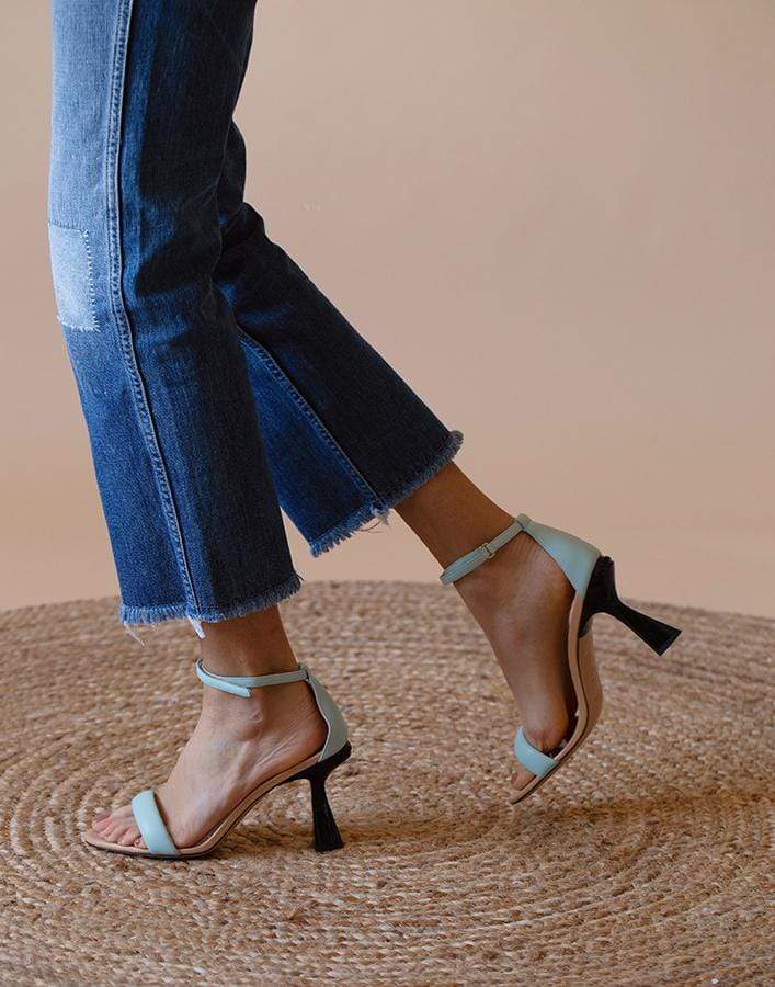 GIVENCHY-Leather Carene Ankle Strap Sandal-