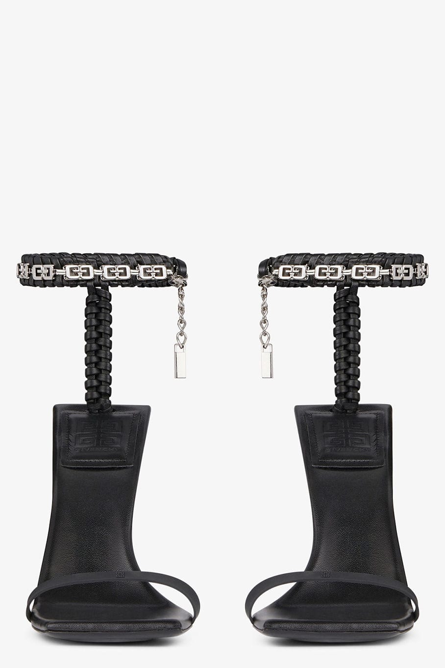 GIVENCHY-G Woven Ankle Strap Sandal-