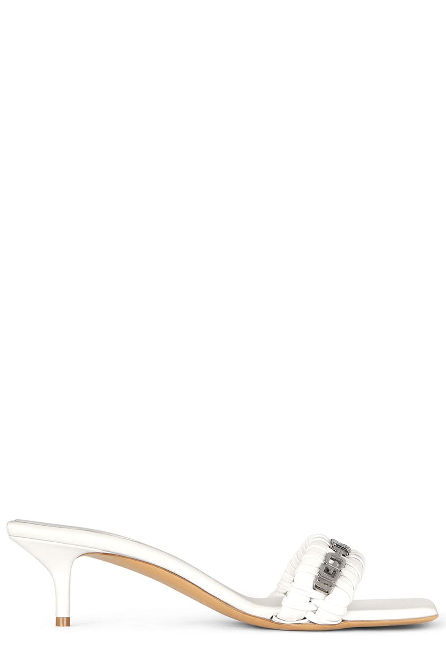 GIVENCHY-G Woven Kitten Heel Sandal-