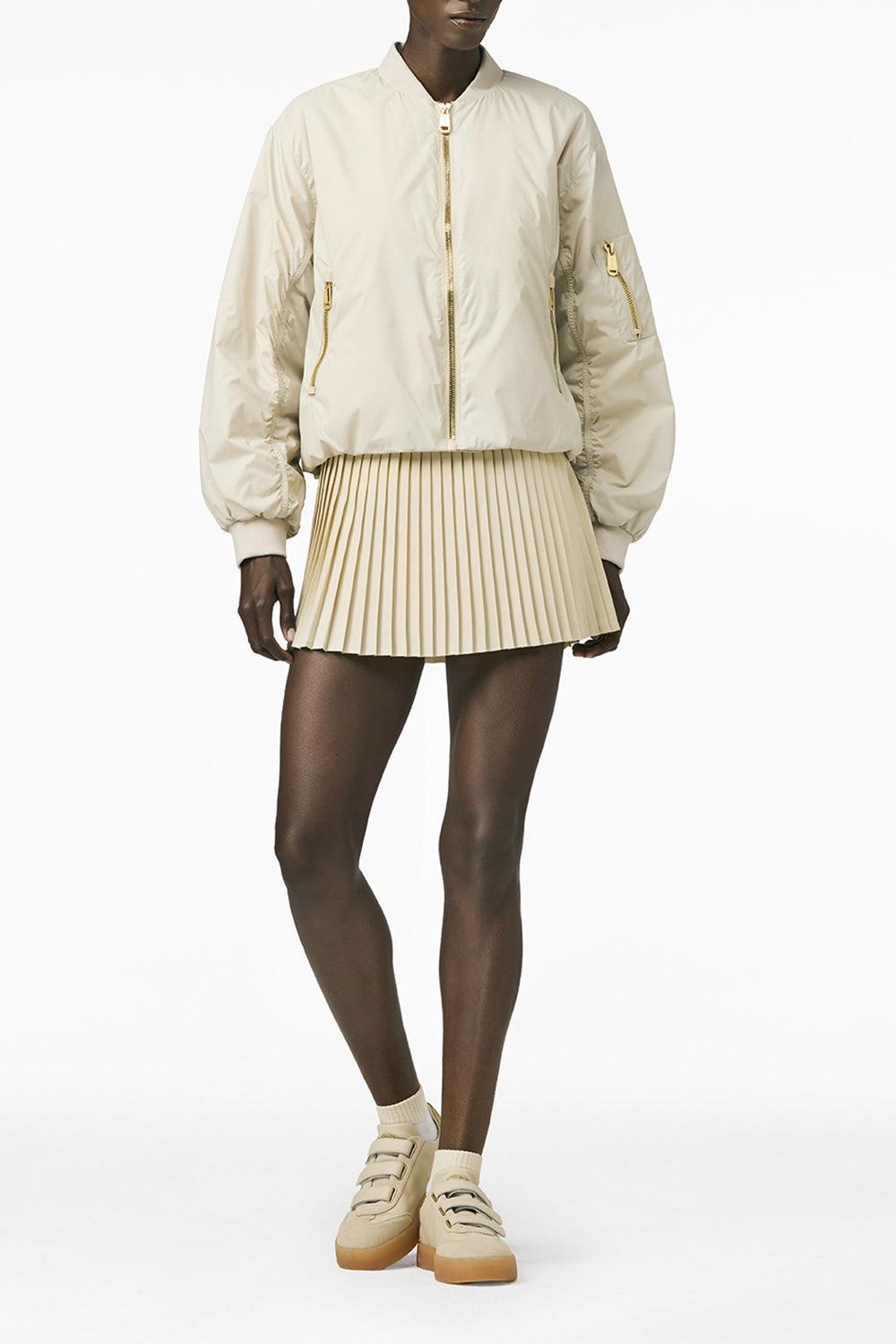 Isolana Bomber Jacket-CREAM-34-CLOTHINGJACKETCASUAL-GOLDBERGH