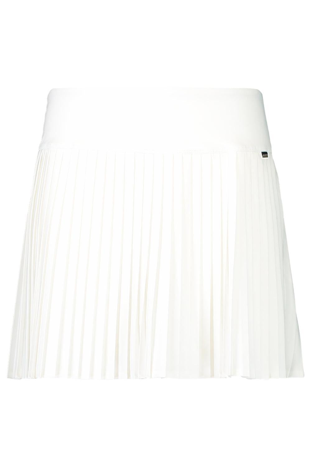 Plissé Skirt - White-WHITE-XS-CLOTHINGSKIRTMINI-GOLDBERGH