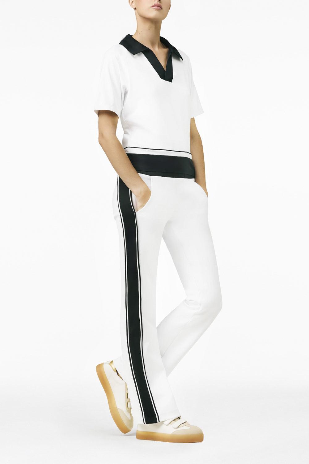 Piccola Polo Top - White-WHITE-XS-CLOTHINGTOPTANK-GOLDBERGH