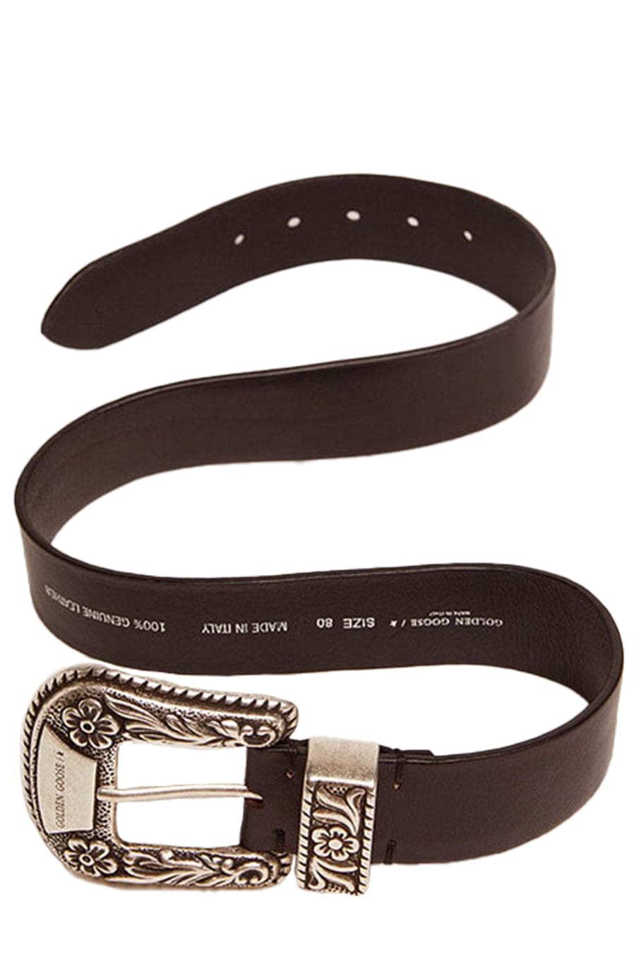 GOLDEN GOOSE-Belt - Black-