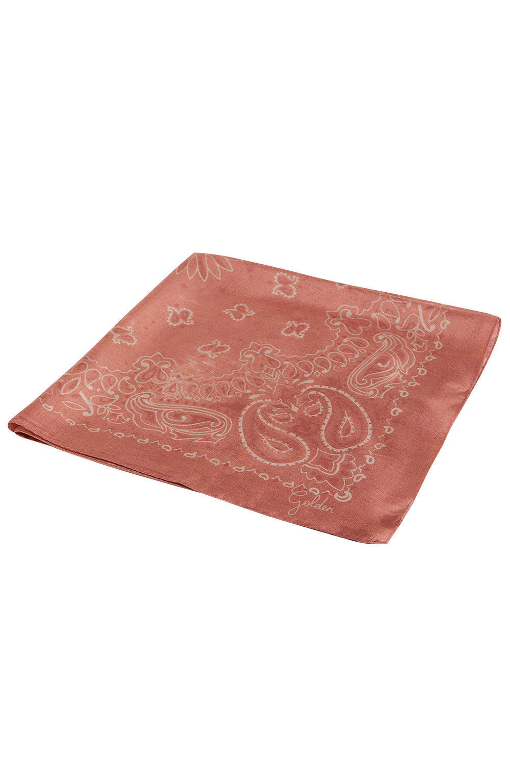 Golden Foulard Bandana - Antique Rose-ANTIQUE ROSE-O/S-ACCESSORIESCARVES-GOLDEN GOOSE