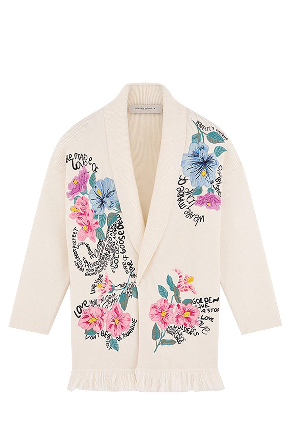 GOLDEN GOOSE-Journey W's Embroidered Cardigan-