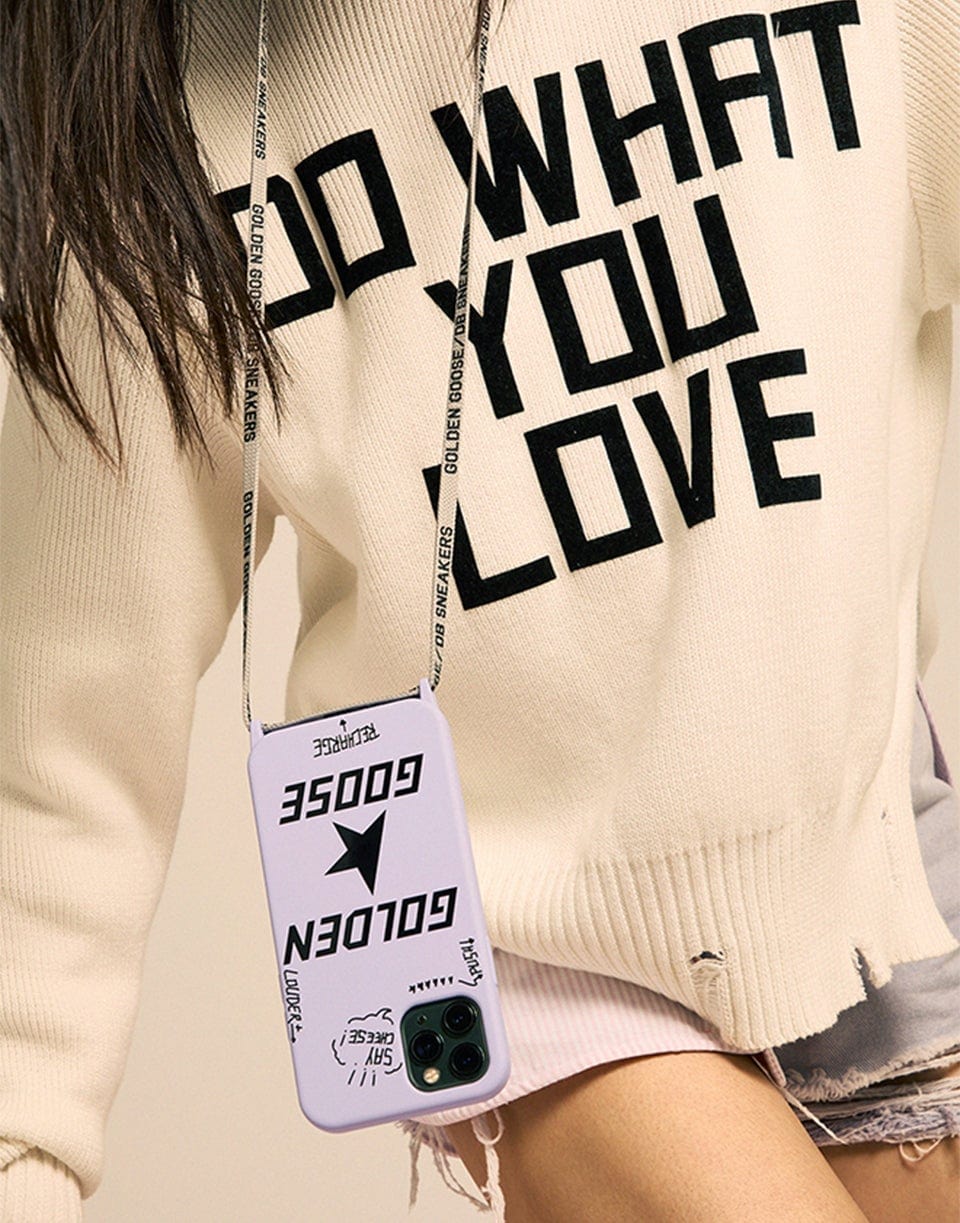 GOLDEN GOOSE-Journey Knit Crew Neck Sweater-