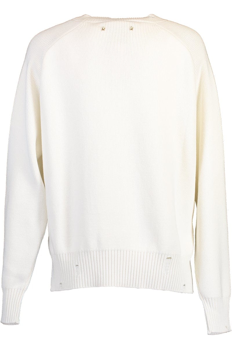 GOLDEN GOOSE-Journey Knit Crew Neck Sweater-