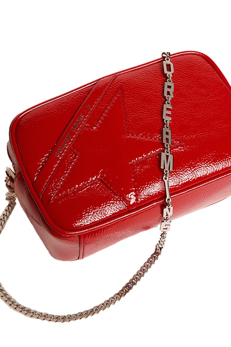 GOLDEN GOOSE-Leather Mini Star Bag-RUBYRED