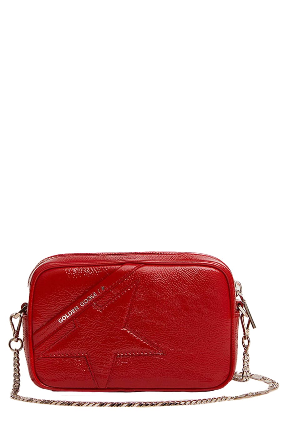 GOLDEN GOOSE-Leather Mini Star Bag-RUBYRED