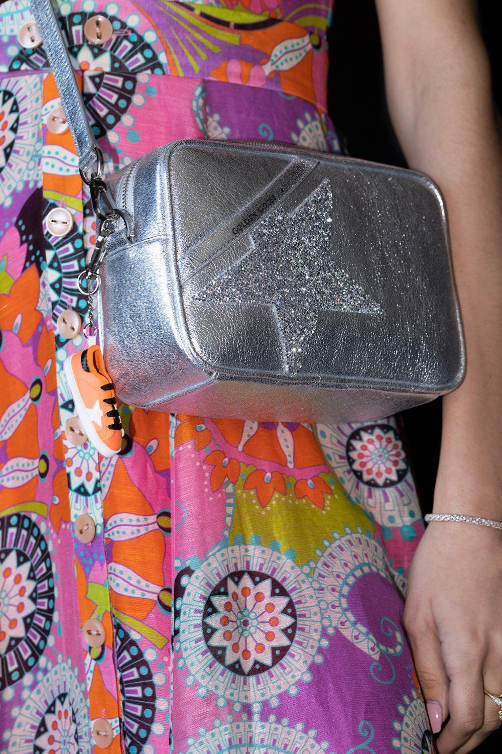 GOLDEN GOOSE-Star Embellished Bag-SILCRYST