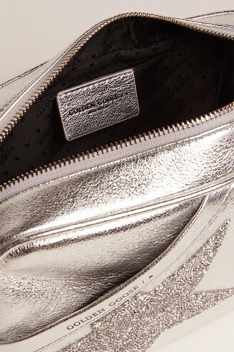GOLDEN GOOSE-Star Embellished Bag-SILCRYST