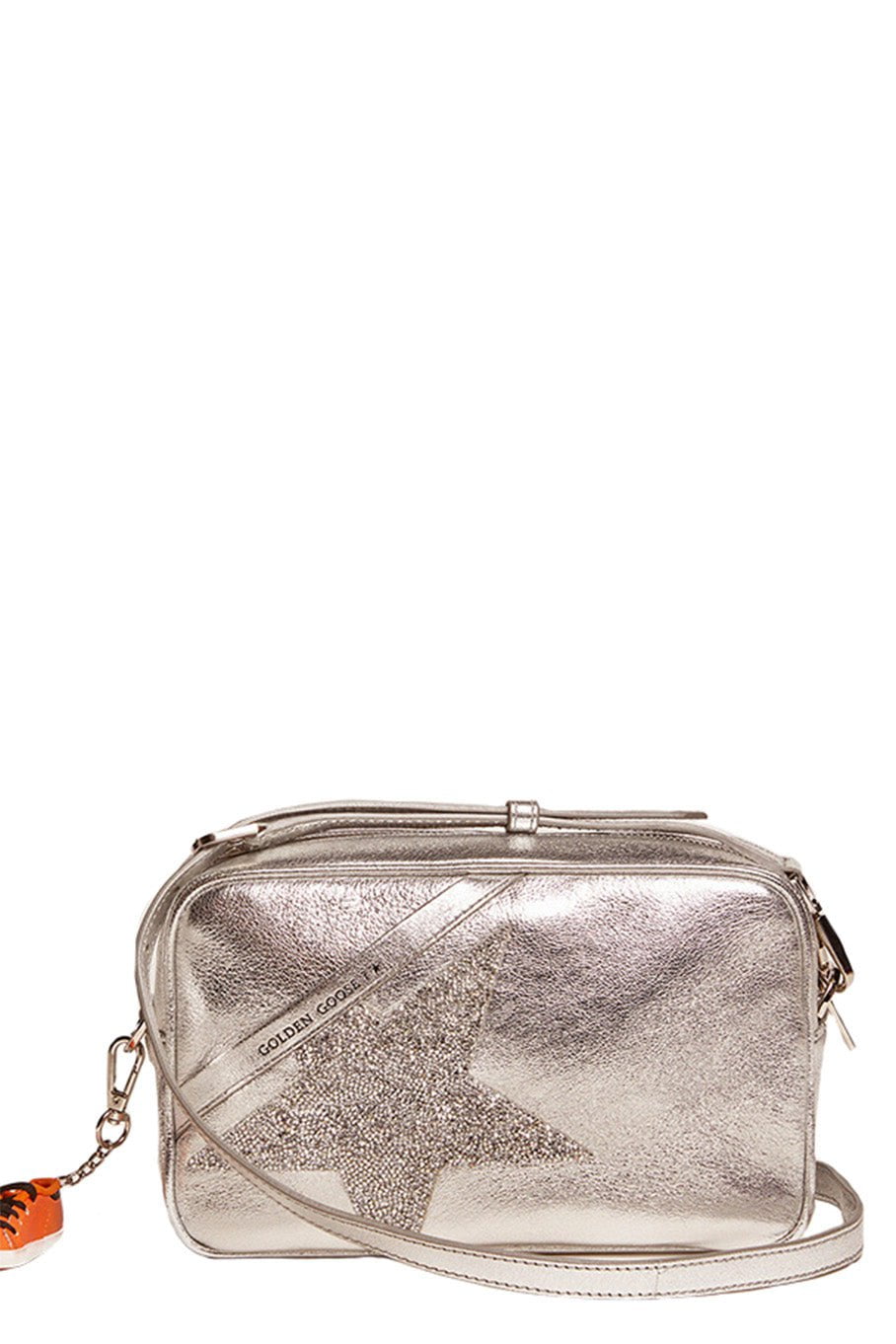 GOLDEN GOOSE-Star Embellished Bag-SILCRYST
