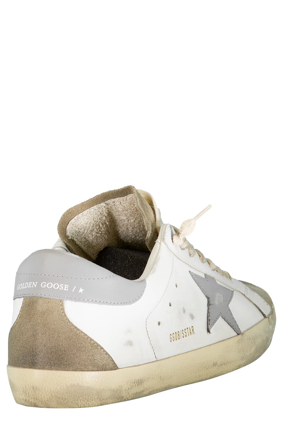 GOLDEN GOOSE-Men's Super Star Leather Sneaker - Taupe-