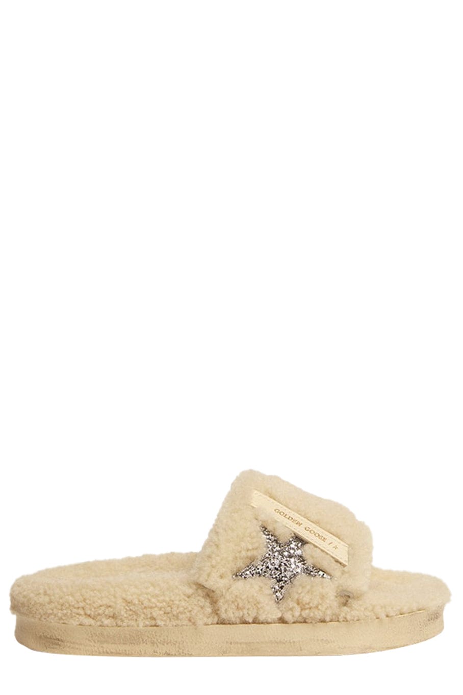 GOLDEN GOOSE-Poolstar Shearling Slide-