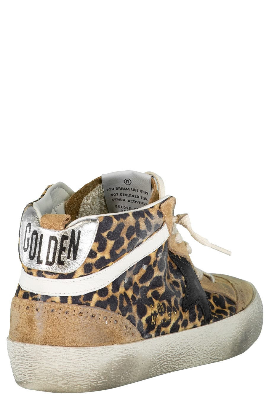 GOLDEN GOOSE-Mid Star Leo Golden Star Sneaker-