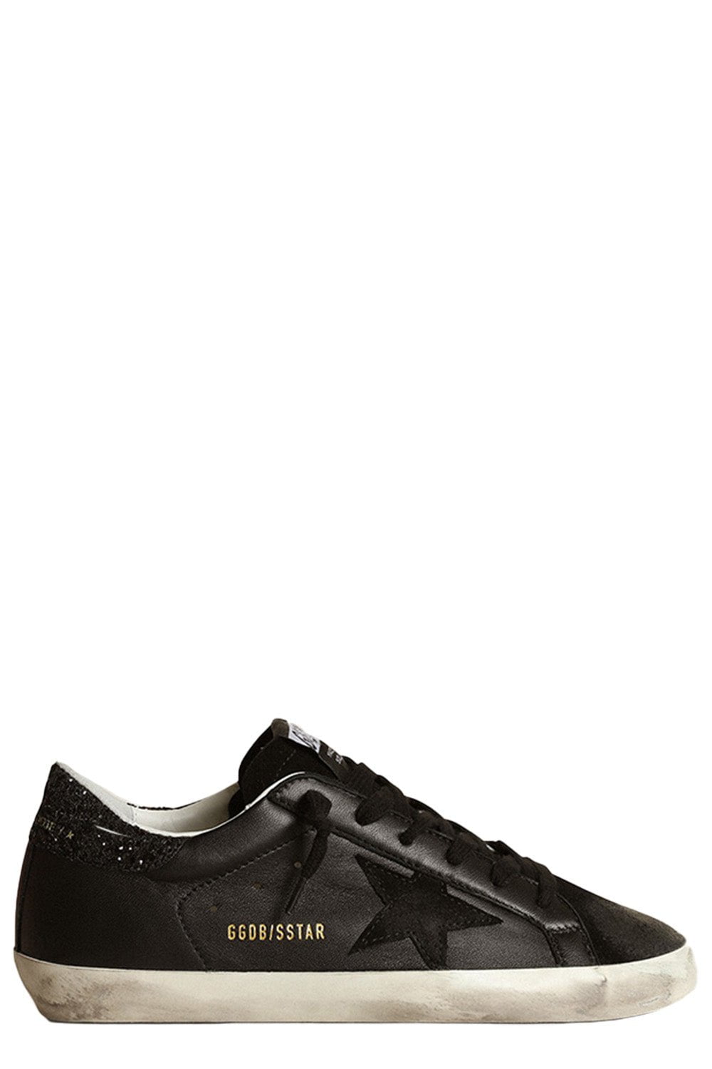GOLDEN GOOSE-Super-Star Mixed Leather Sneaker-
