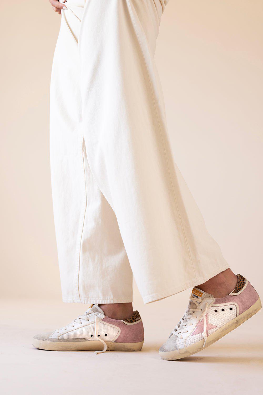 GOLDEN GOOSE-Super-Star Mesh Sneakers-