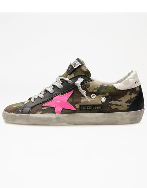 GOLDEN GOOSE-Super-Star Camouflage Sneaker-