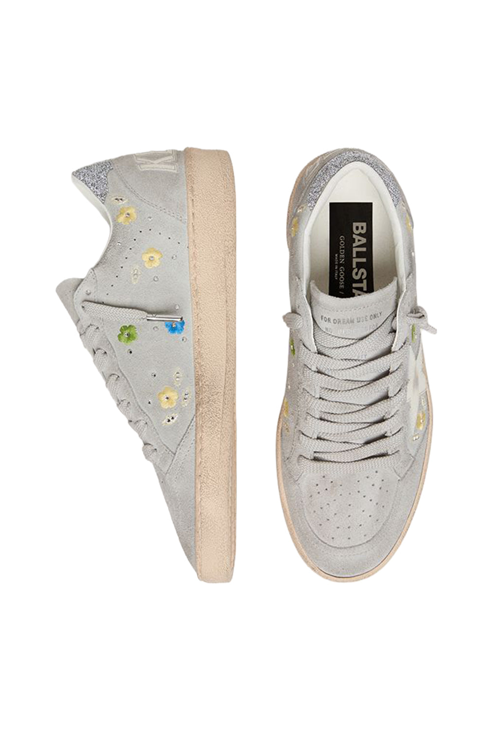  Ballstar Sneaker - Lead Grey Milk-GREY-36-SHOESNEAKER-GOLDEN GOOSE 