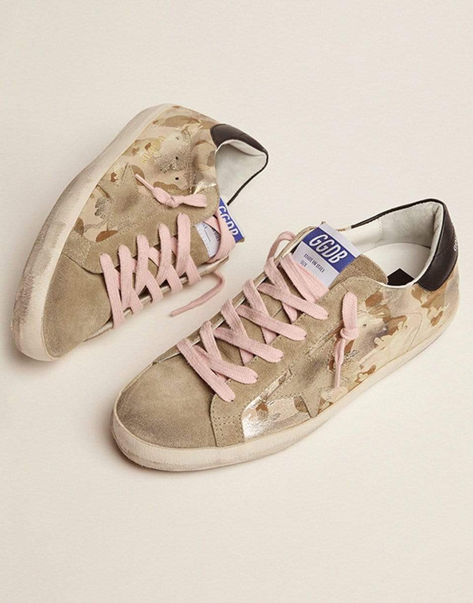 GOLDEN GOOSE-Super-Star Camouflage Sneaker-